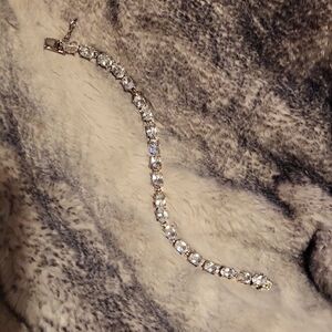 Elegant 925 Silver Tennis Bracelet